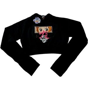 Civil Regime X Power Puff‎ Girls Sorcerer's Rose Cropped T-Shirt Women's L